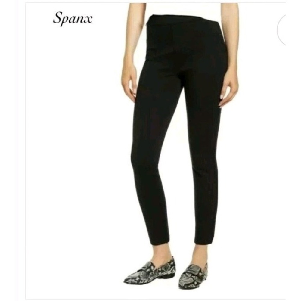Spanx The Perfect Pant Women Size XL  2 Pocket‎ Ankle  Black Stretch Shaping EUC